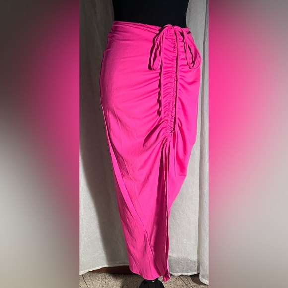 Dresses & Skirts - Hot Pink Ruched Women's Skirt